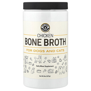 Left Coast Performance, Caldo con huesos de pollo, Para perros y gatos`` 227 g (8 oz)