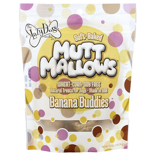 Lazy Dog Cookie, Mutt Mallows®, Treats For Dogs, Banana Buddies™, 141,74 g (5 ons)