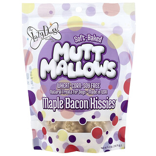 Lazy Dog Cookie, Mutt Mallows®, Treats For Dogs, Maple Bacon Kissies™, 141,74 g (5 oz)