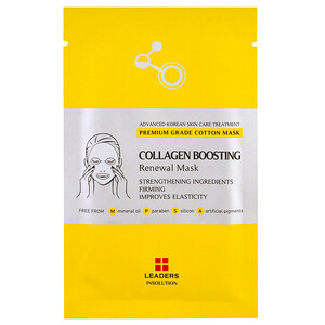 Отзывы о Leaders, Collagen Boosting Renewal Mask, 1 Sheet, 25 ml