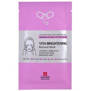 Leaders, Vita  Brightening Renewal Mask, 1 Sheet, 25 ml отзывы