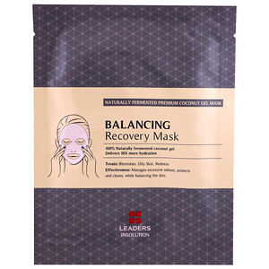 Отзывы о Leaders, Coconut Gel Balancing Recovery Mask, 1 Sheet, 30 ml