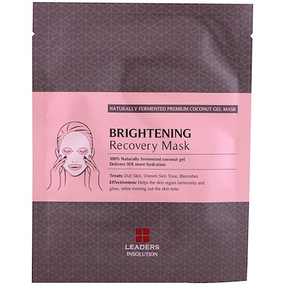 Leaders Coconut Gel Brightening Recovery Mask, 1 Mask