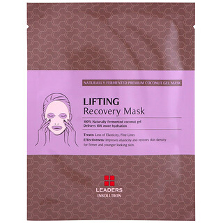 Leaders, Coconut Gel Lifting Recovery Beauty Mask, 1 Sheet, 30 ml