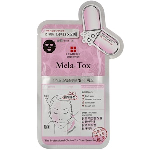 Отзывы о Leaders, Stepsolution, Mela-Tox Charcoal Mask, 1 Sheet, 25 ml