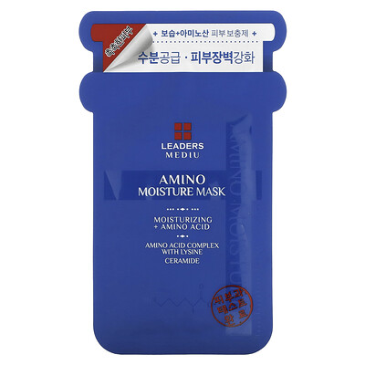Leaders Mediu Amino Moisture Beauty Mask 1 Sheet 0.84 fl oz (25 ml)