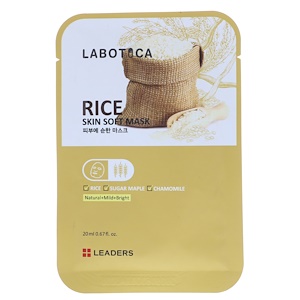 Отзывы о Leaders, Labotica, Rice Skin Soft Mask, 1 Sheet, 20 ml