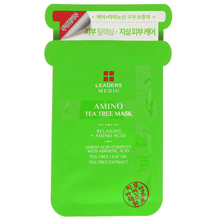 Leaders, Mediu, Amino Tea Tree Beauty Mask, 1 Sheet, 25 ml