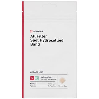 Leaders, All Filter Spot Hydrocolloid Band, 15 Patches  
