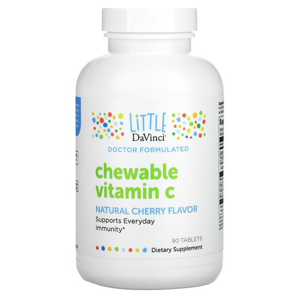Chewable Vitamin C, Natural Cherry Flavor, 90 Tablets