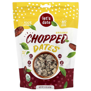 Let's Date, Organic Chopped Dates, 8 oz (227 g)