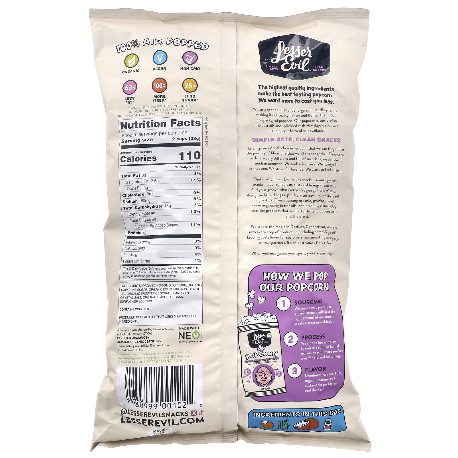 Popcorn, Himalaya Süße, 6,4 oz (181 g) - Bild 2 von 2