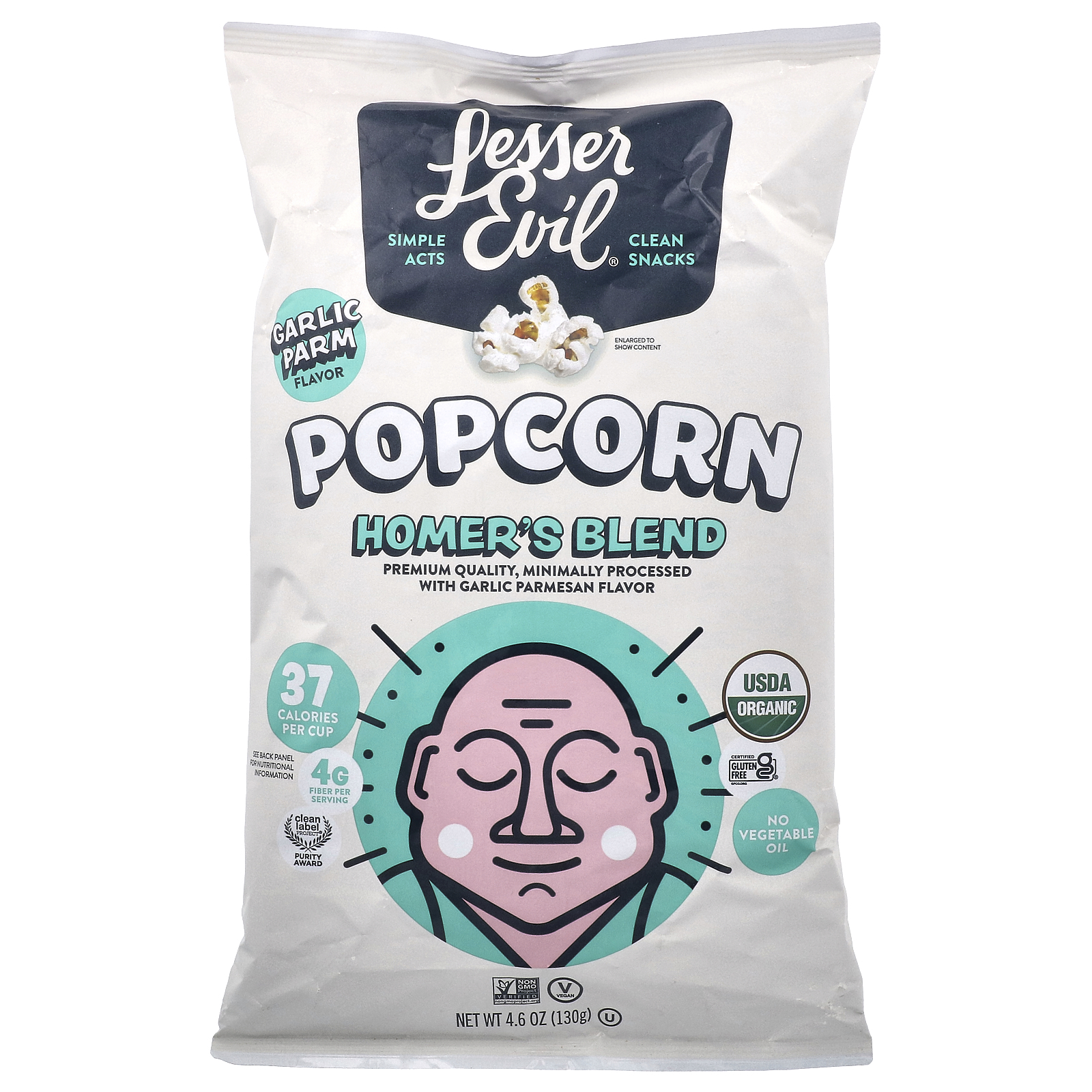 Попкорн смесь Хомерс Чеснок Пармезан 46 унции 130 г 2090₽