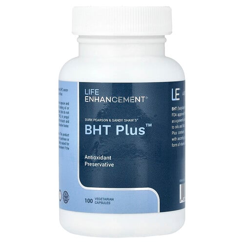 Life Enhancement, Durk Pearson & Sandy Shaw's BHT Plus, 100 Kapseln