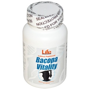 Отзывы о Лайф Энхэнсмент, Bacopa Vitality, 90 Capsules