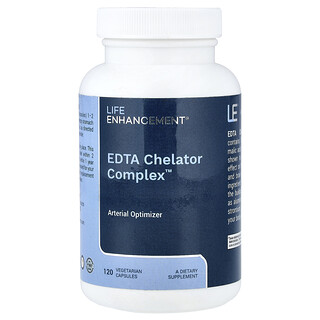 Life Enhancement, EDTA Chelator Complex™, 120 cápsulas vegetales