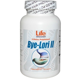 Life Enhancement, Bye-Lori II, с мастикой, 120 капсул