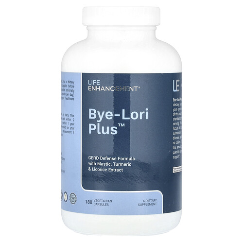 Life Enhancement, Bye-Lori Plus, 180 capsules