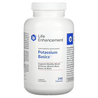 Life Enhancement, Potassium Basics, 240 cápsulas