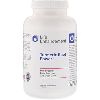 Life Enhancement, Turmeric Root Power、カプセル 240 錠