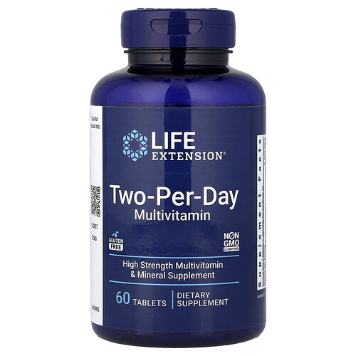 Life Extension Two-Per-Day マルチビタミン タブレット60粒