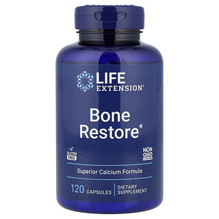 Life Extension, Bone Restore, витамин V2, 120 капсул