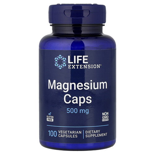 Life Extension マグネシウムキャップス 500mg ベジタリアンカプセル100粒