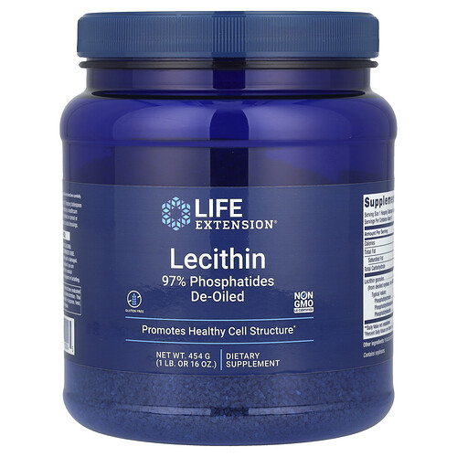 Life Extension Lecithin, 1 lb (454 g)