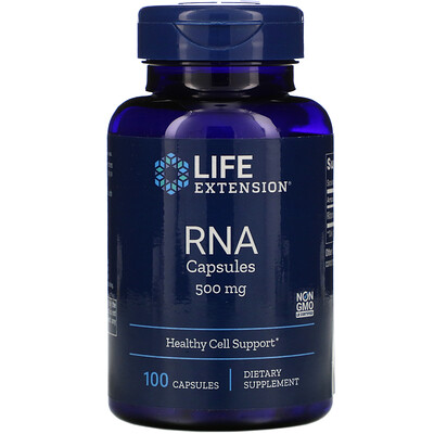 Life Extension RNA Capsules, 500 mg, 100 Capsules