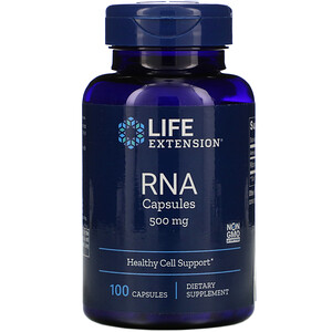 Лайф Экстэншн, RNA Capsules, 500 mg, 100 Capsules отзывы покупателей