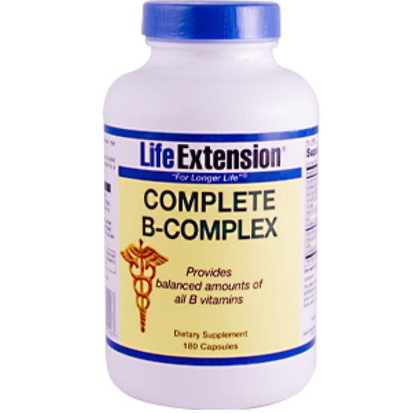 Life Extension, Complete B-Complex, 180 Capsules - IHerb