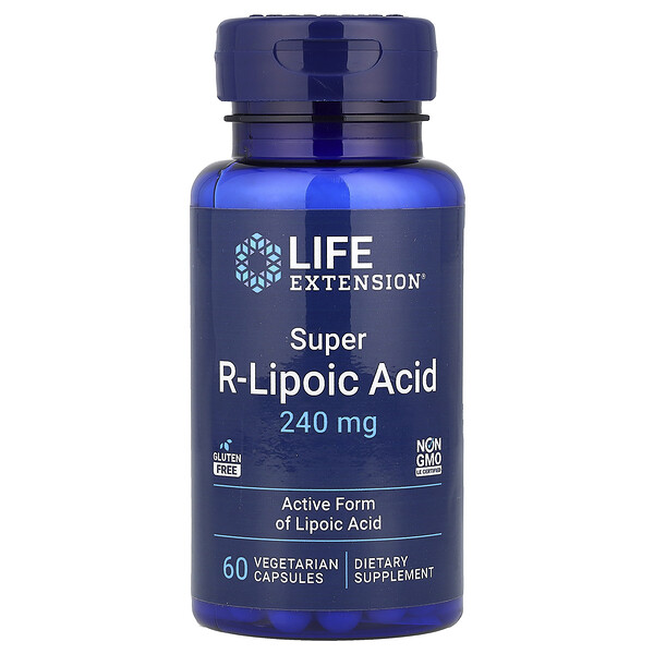 Life Extension Super R-Lipoic Acid, 60 Vegetarian Capsules