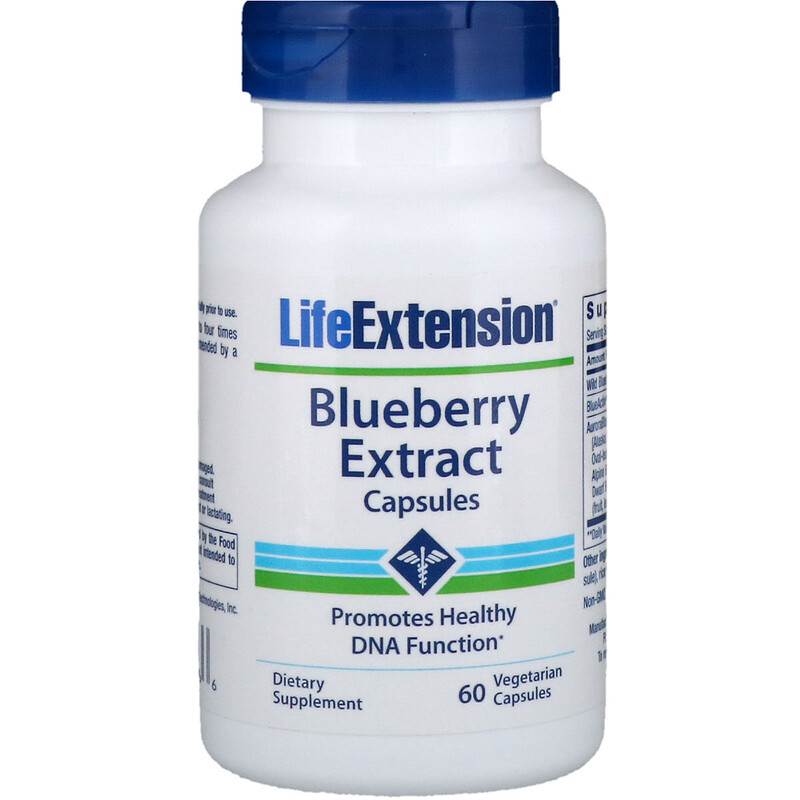 Life Extension, Blueberry Extract Capsules, 60 Vegetarian Capsules iHerb