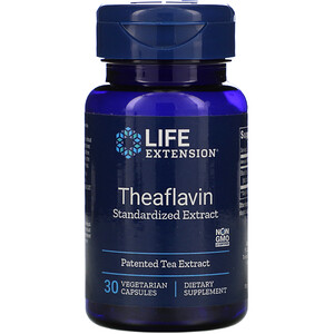 Лайф Экстэншн, Theaflavin Standardized Extract, 30 Vegetarian Capsules отзывы