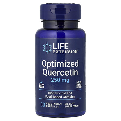 Life Extension, Quercetina optimizada, 250 mg, 60 cápsulas vegetales