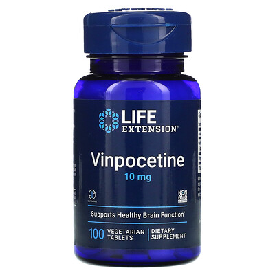 

Life Extension Vinpocetine 10 mg 100 Vegetarian Tablets