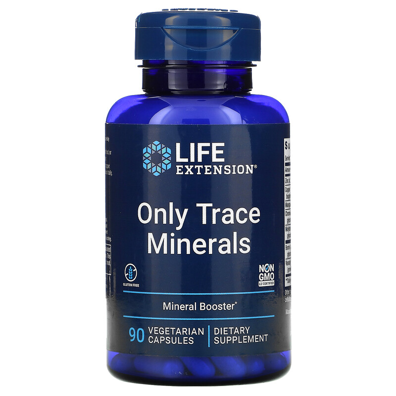 Life Extension, Only Trace Minerals, 90 Vegetarian Capsules iHerb