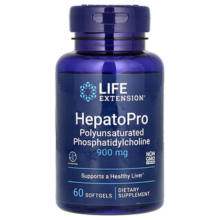 Life Extension, HepatoPro, 900 mg, 60 kapsułek miękkich