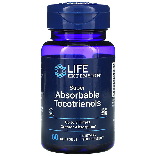 Life Extension‏, Super Absorbable Tocotrienols, 60 Softgels