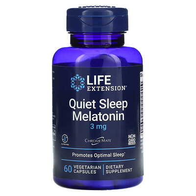 

Life Extension Quiet Sleep Melatonin 3 mg 60 Vegetarian Capsules