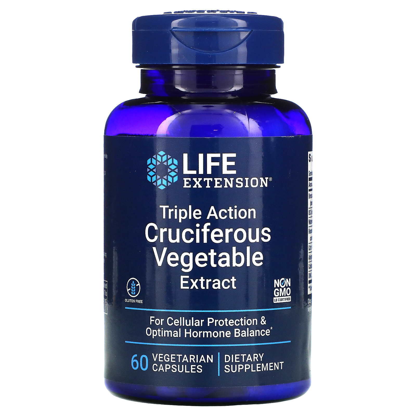Life Extension, Triple Action Cruciferous Vegetable Extract, 60 ...