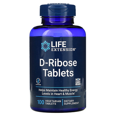 

Life Extension D-Ribose Tablets 100 Vegetarian Tablets