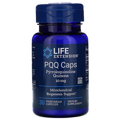 Life Extension Капсулы с PQQ (пирролохинолинхиноном), 10 мг, 30 вегетарианских капсул