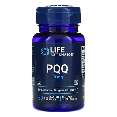 Life Extension Капсулы с PQQ (пирролохинолинхиноном), 10 мг, 30 вегетарианских капсул