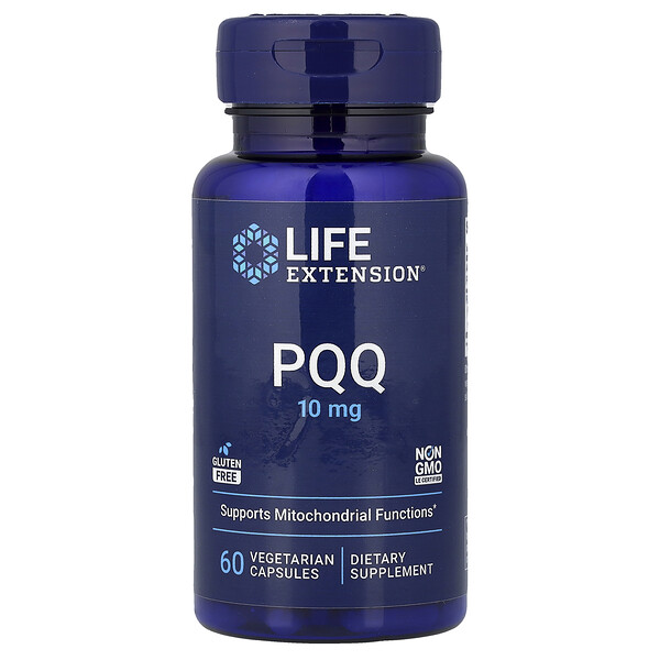 Life Extension PQQ, 10 mg, 60 Vegetarian Capsules