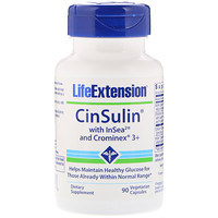 CinSulin с InSea2 и Crominex 3+, 90 вегетарианских капсул - изображение