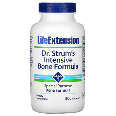 Life Extension Dr. Strum's Intensive Bone Formula, 300 Capsules