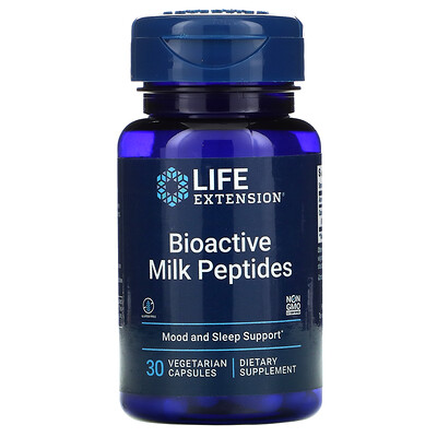 

Life Extension Биоактивные молочные пептиды, 30 вегетарианских капсул