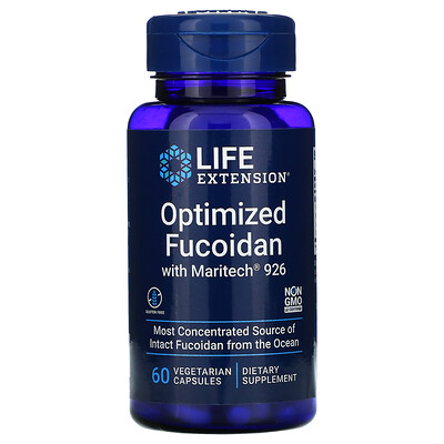 Life Extension Оптимизированный фукоидан с Maritech 926, 60 растительных капсул