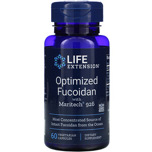 Лайф Экстэншн, Optimized Fucoidan with Maritech 926, 60 Vegetarian Capsules отзывы покупателей